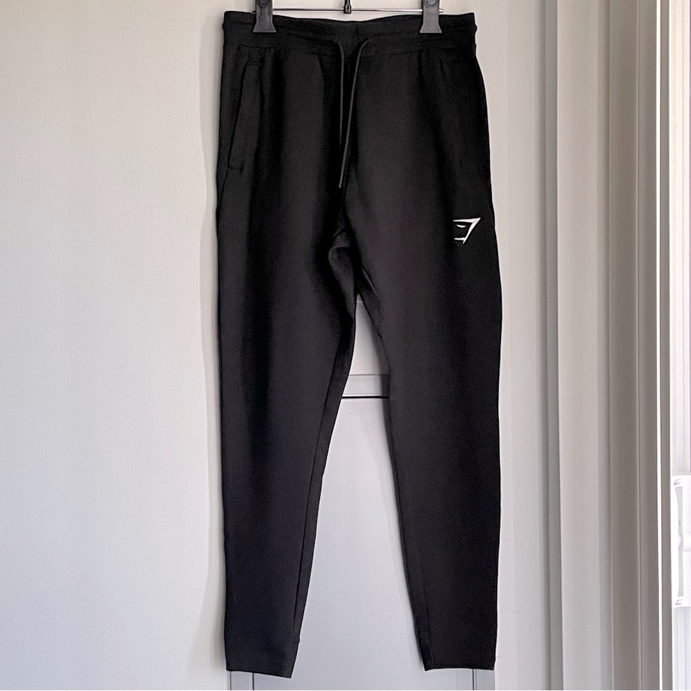 GYMSHARK Black Joggers